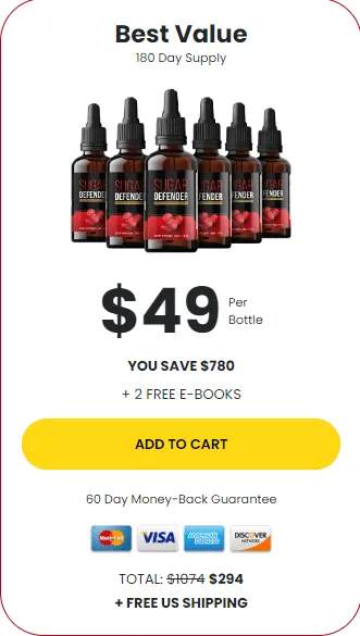 Buy Sugar Defender - 6 Bottles