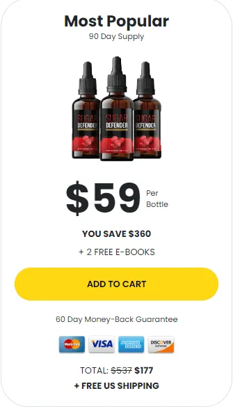 Buy Sugar Defender - 3 Bottles